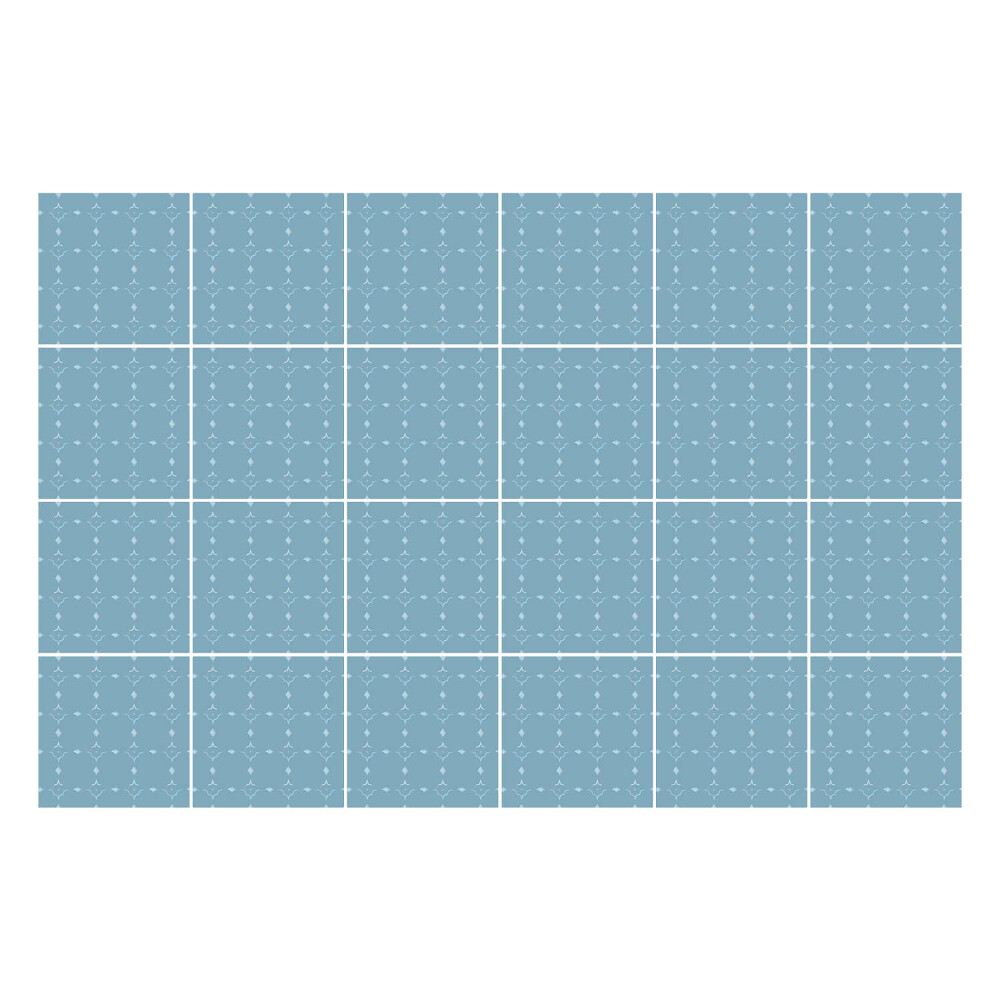 Autocolante pentru gresie Motiv geometric delicat