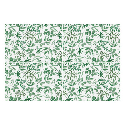 Autocolante pentru gresie Motive cu frunze de plante