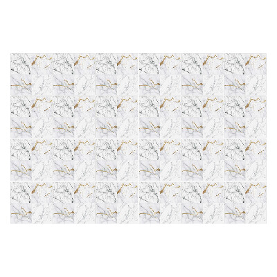 Autocolante gresie Valuri de marmură cu accent