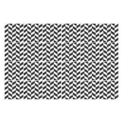 Autocolante gresie Motive în zig-zag pe linie