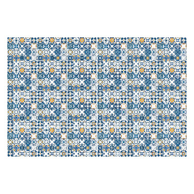 Autocolante gresie Motive florale într-o plasă