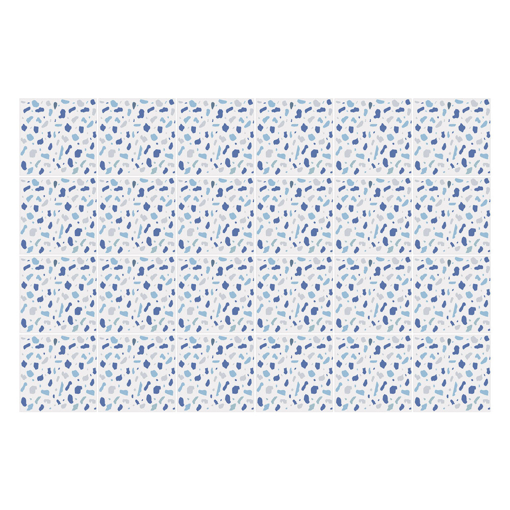 Autocolante gresie si faianta Pete și forme abstracte