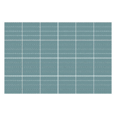 Autocolante pentru gresie Valuri într-un model regulat