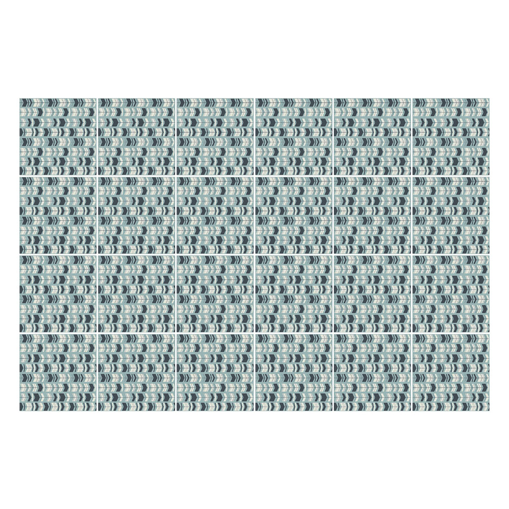 Autocolante gresie si faianta Unde geometrice în sistem