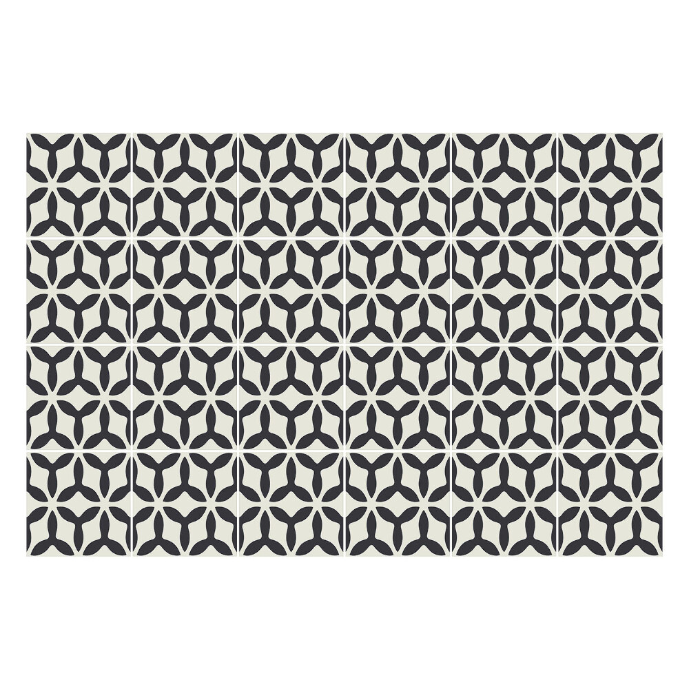 Autocolante pentru gresie Geometrie simetrică