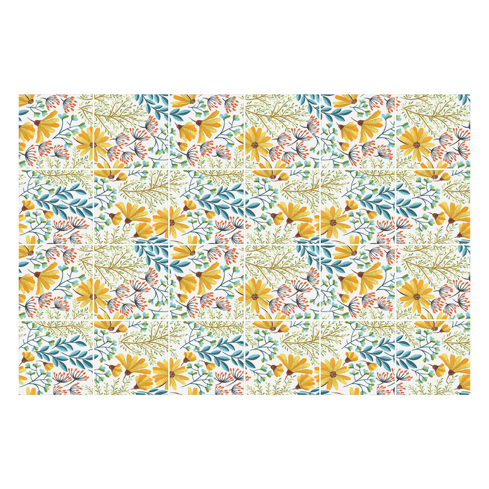 Autocolante gresie Motiv floral vegetal