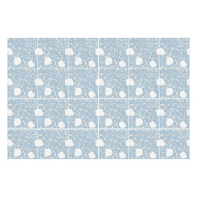 Autocolante gresie si faianta Motiv floral pe fundal