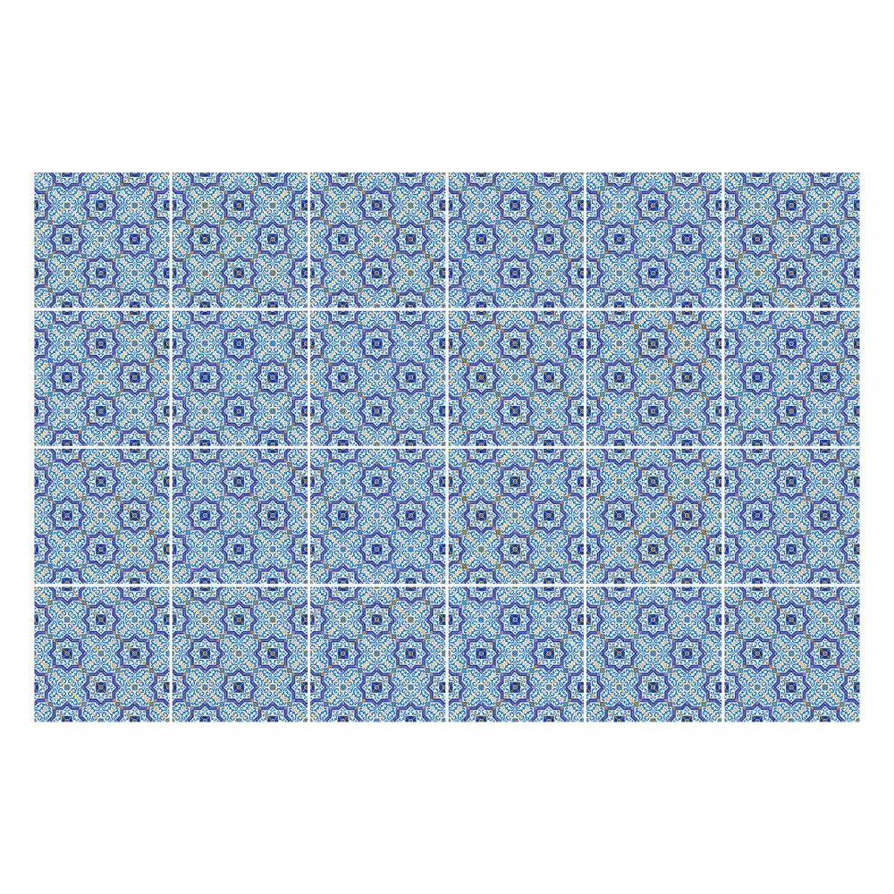 Autocolante gresie Motive florale geometrice