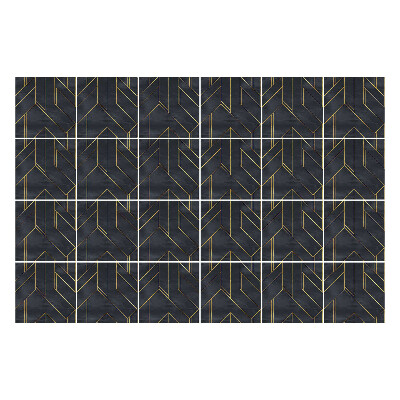 Autocolante gresie si faianta Geometrie în zig-zag