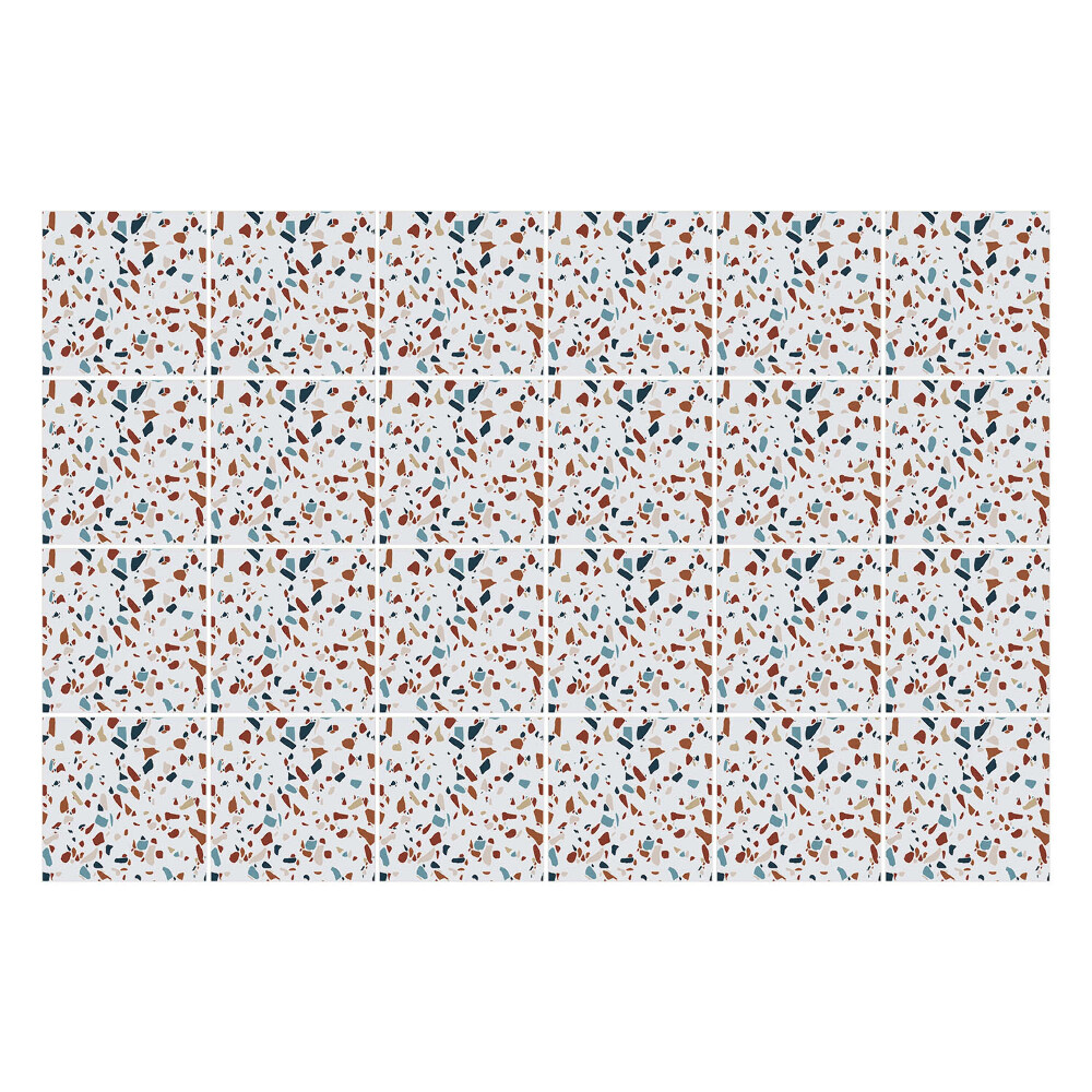 Autocolante pentru gresie Gresie colorată