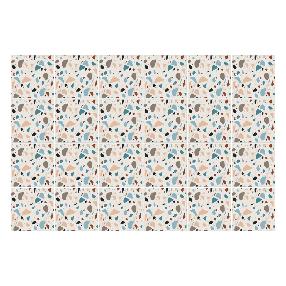 Autocolante gresie Forme și pete abstracte