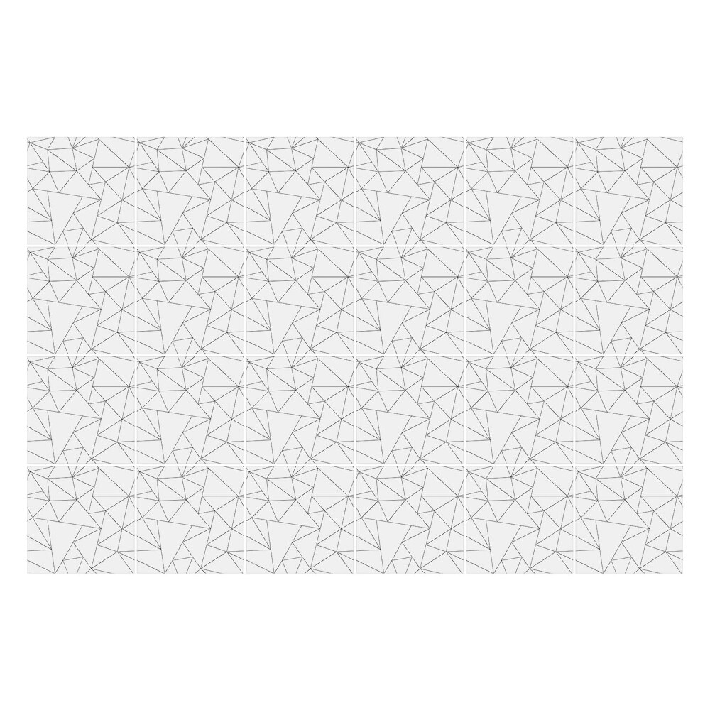 Autocolante pentru gresie Geometria triunghiului