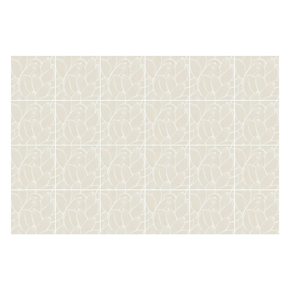 Autocolante gresie si faianta Frunze într-un aranjament delicat