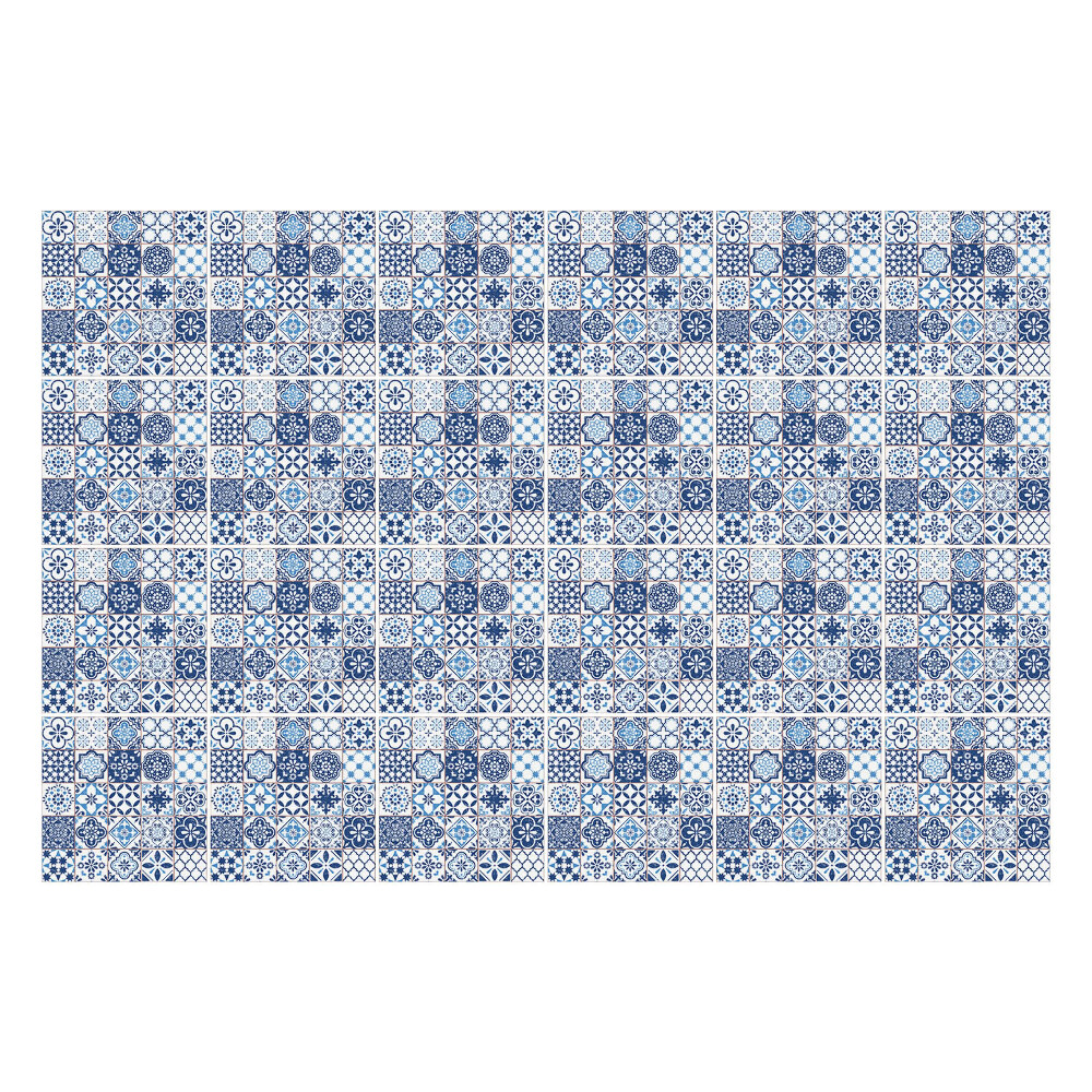 Autocolante gresie si faianta Plăci albastre