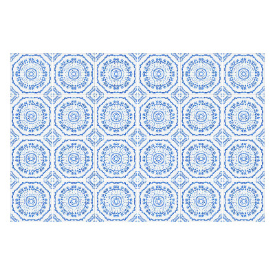 Autocolante pentru gresie Ornamente florale în plăci