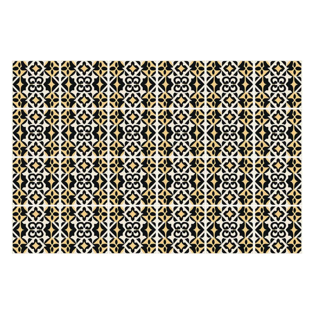 Autocolante gresie si faianta Motive florale geometrice