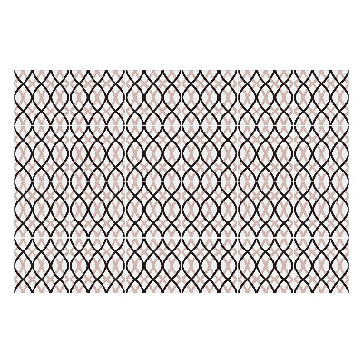 Autocolante gresie Forme ovale împletite