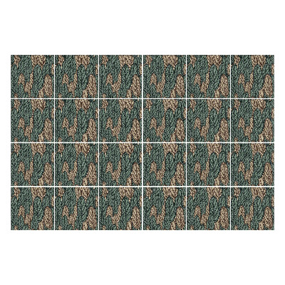 Autocolante pentru gresie Frunze Boho