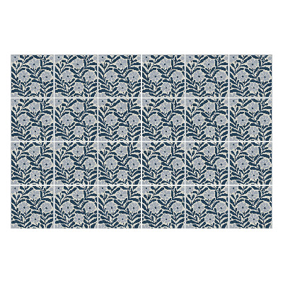 Autocolante gresie si faianta Model floral