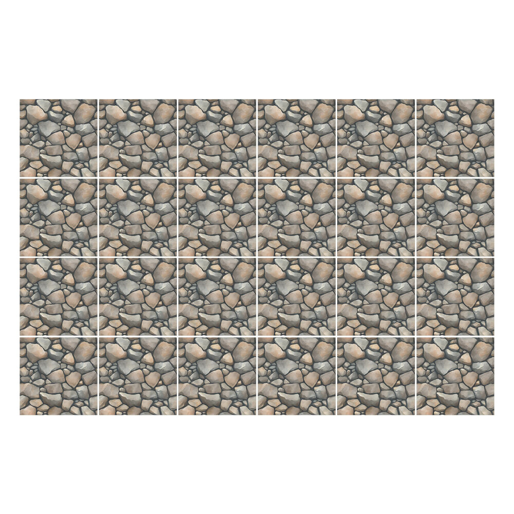 Autocolante gresie Pietre naturale în aranjament