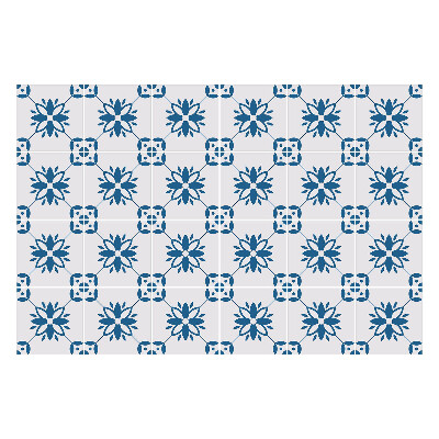 Autocolante gresie si faianta Motive florale într-o plasă