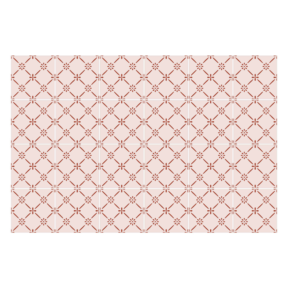 Autocolante pentru gresie Model retro vintage