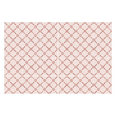 Autocolante pentru gresie Model retro vintage