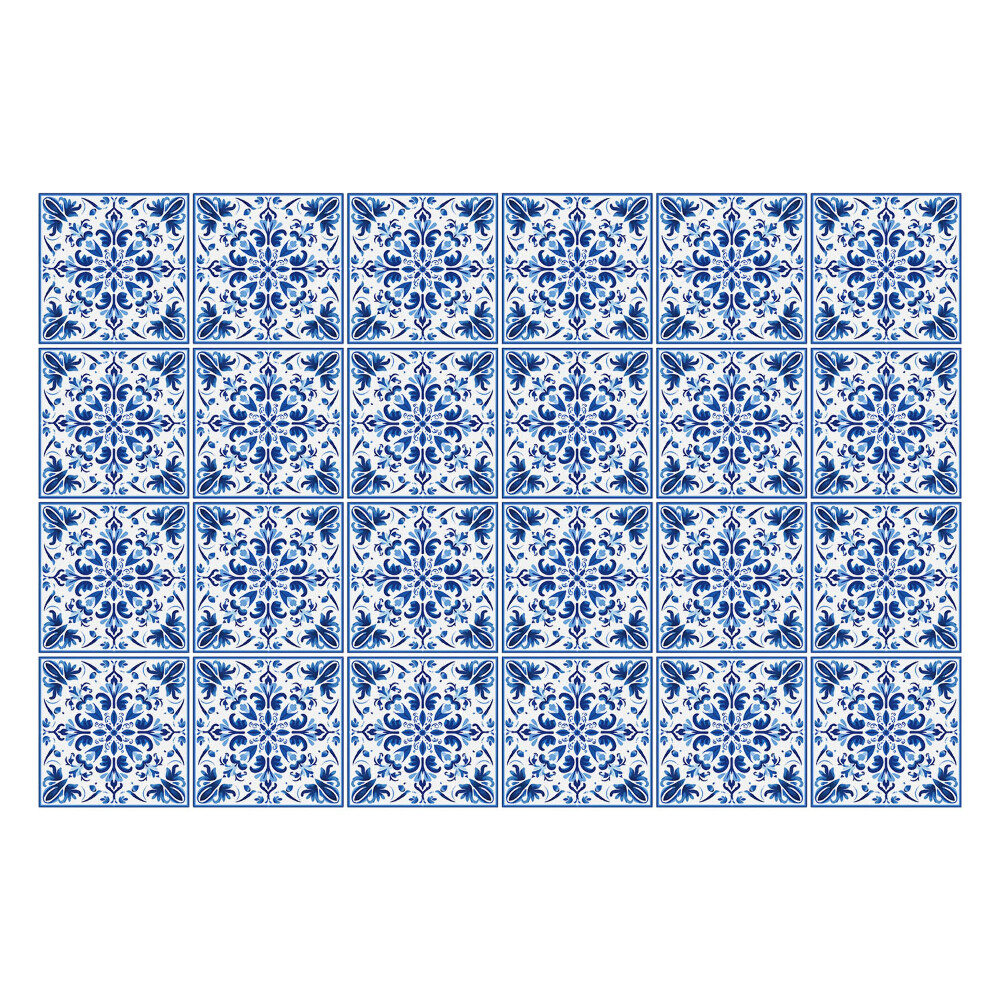 Autocolante gresie si faianta Plăci bogat decorate