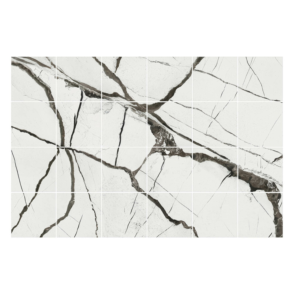 Autocolante gresie si faianta Vene cristalizate de marmură