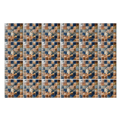 Autocolante gresie Mozaic din plăci glazurate