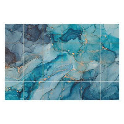 Autocolante gresie si faianta Valuri de apă abstracte