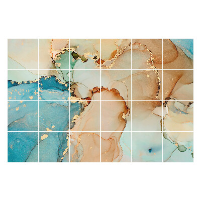 Autocolante gresie Forme fluide abstracte