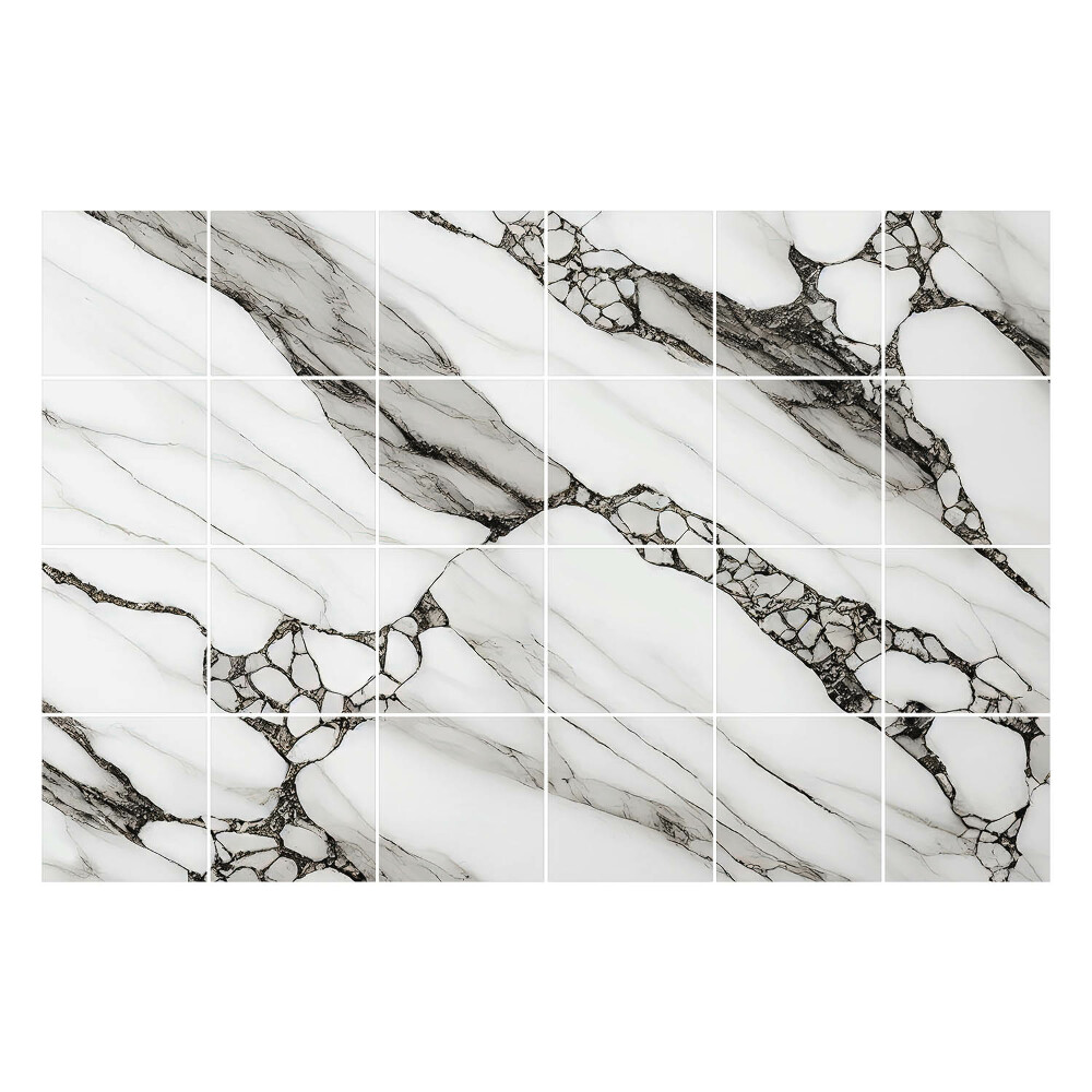 Autocolante gresie Marmură elegantă cu vene