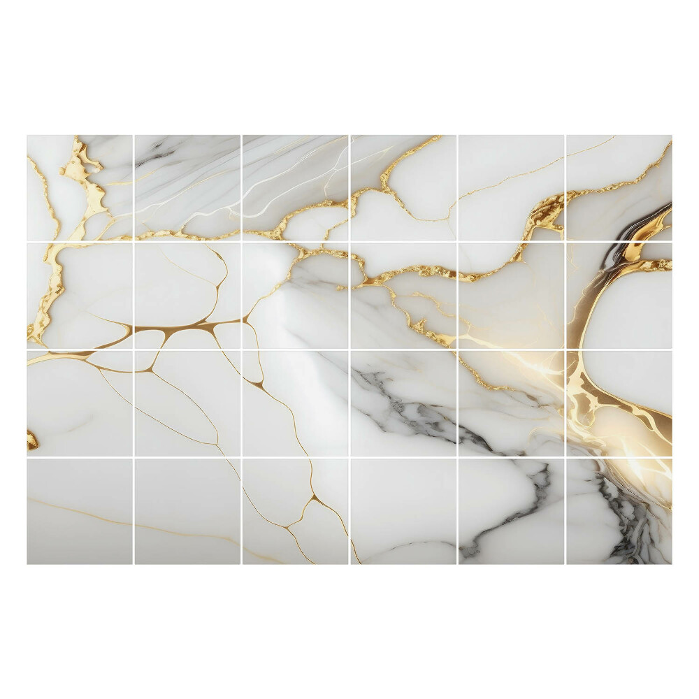 Autocolante gresie Structură elegantă din marmură