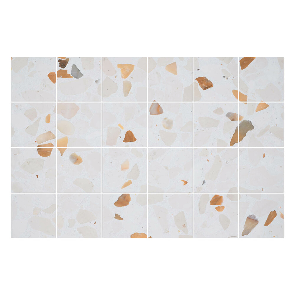 Autocolante pentru gresie Pietre zdrobite în tencuială