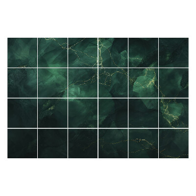 Autocolante gresie Pete și linii abstracte