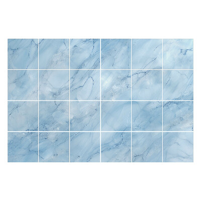 Autocolante pentru gresie Marmură de gheață cu vene