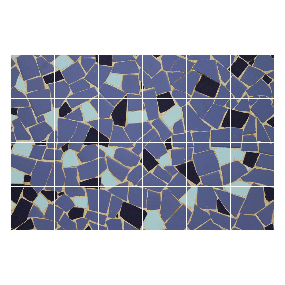 Autocolante gresie Mozaic din fragmente de piatră