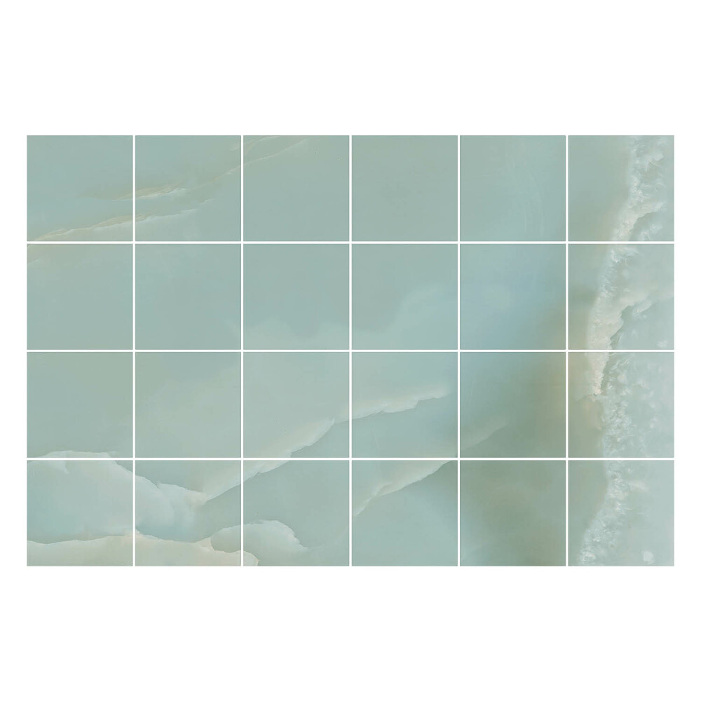 Autocolante pentru gresie Valuri delicate cu textură