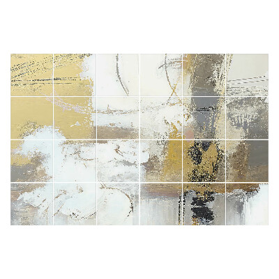 Autocolante gresie si faianta Compoziție abstractă