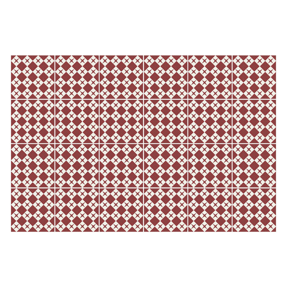 Autocolante pentru gresie Figuri geometrice într-o grilă