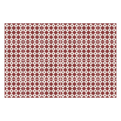 Autocolante pentru gresie Figuri geometrice într-o grilă