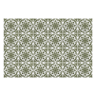 Autocolante gresie si faianta Motiv floral într-o plasă