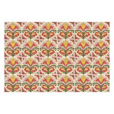 Autocolante gresie si faianta Ornamente florale în aranjament