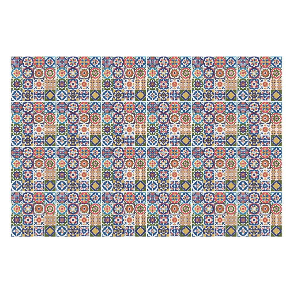 Autocolante gresie si faianta Mozaicuri florale geometrice