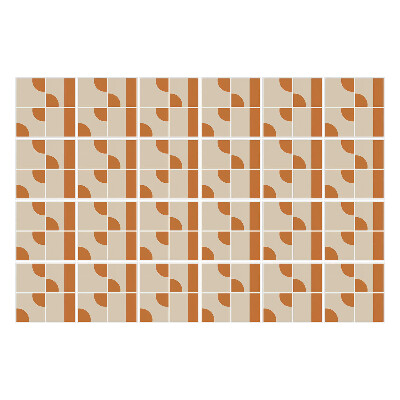 Autocolante gresie Forme geometrice într-o grilă