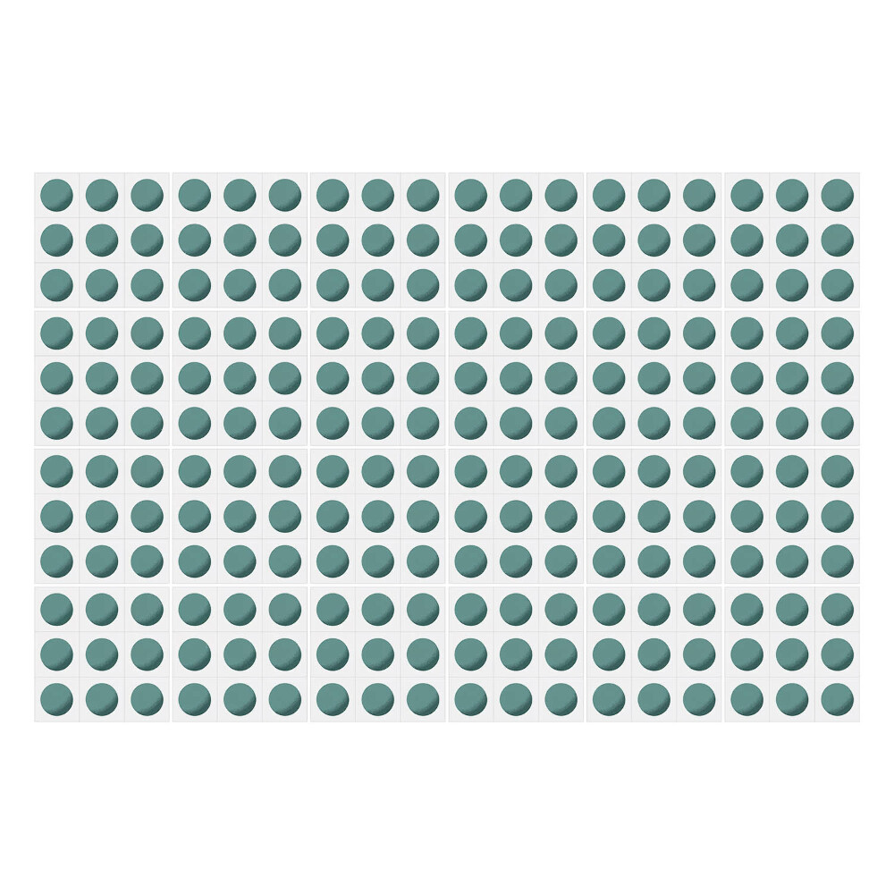 Autocolante pentru gresie Cercuri uniform distanțate