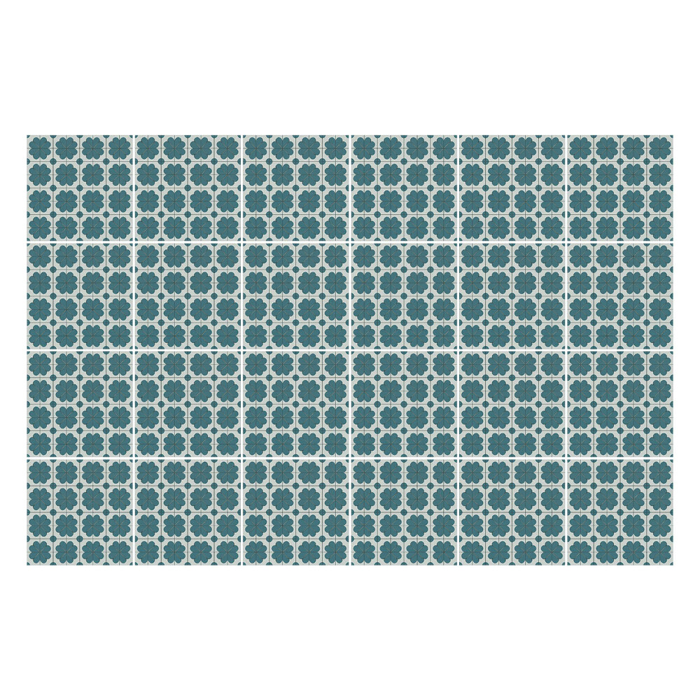 Autocolante gresie si faianta Motiv floral într-o plasă