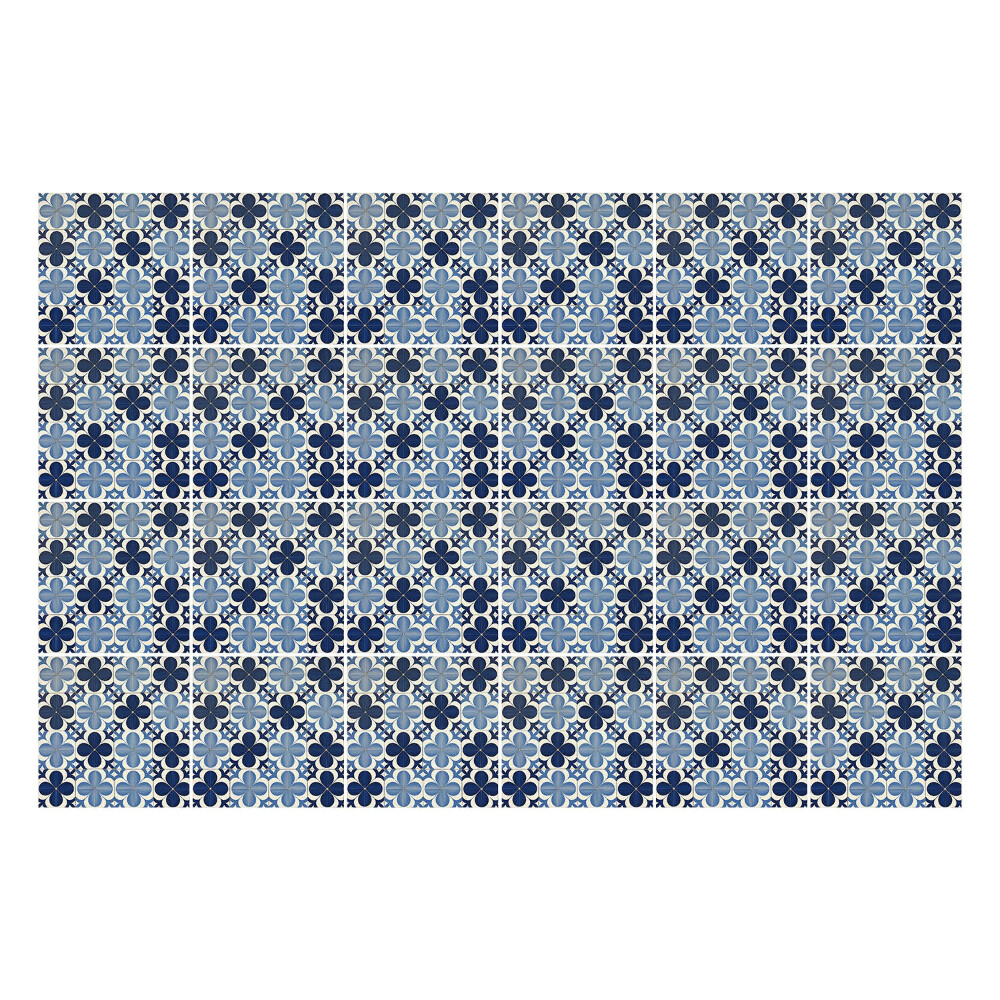 Autocolante gresie Motive florale într-o plasă