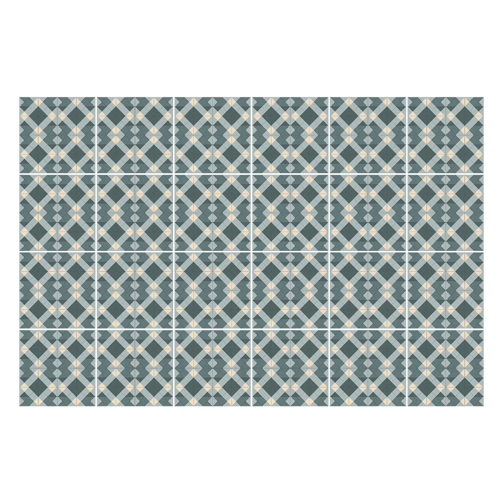 Autocolante gresie si faianta Figuri geometrice într-o grilă